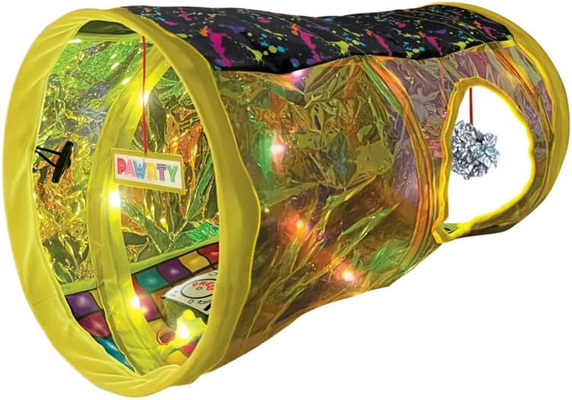 Play Spaces Rave Cave - Motion Activated Tunnel with Music/Lights - for Cats