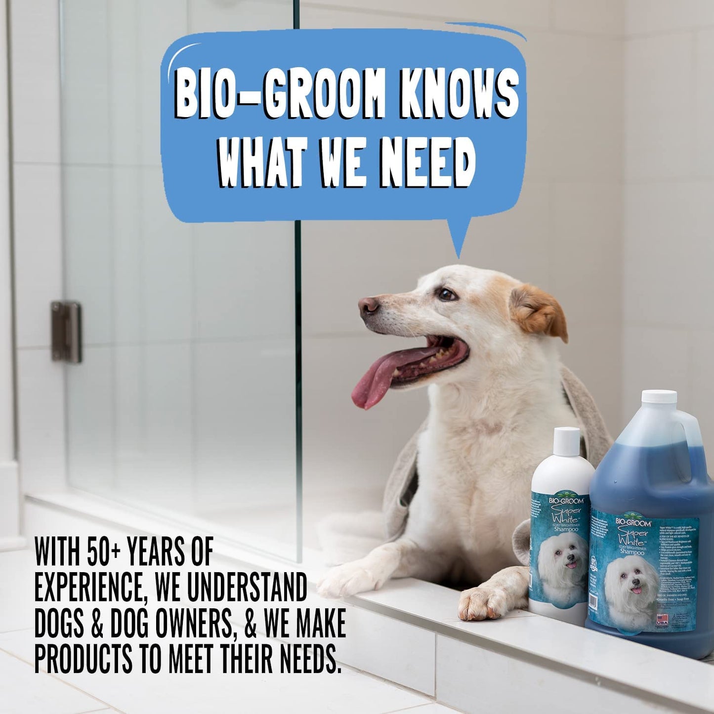Groom'N Fresh Dog Shampoo – Odor Eliminating, Dog Bathing Supplies, Puppy Wash, Cat & Dog Grooming Supplies, Cruelty-Free, Made in USA, Dog Products – 2.5 Gallons